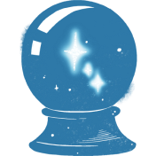 Ícone de bola de cristal